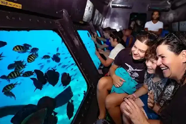Family-friendly underwater exploration in Hurghada with Sea Scope.