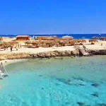 Magawish Island beach during private speedboat Hurghada tour.