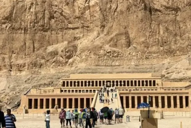 Stunning Temple of Queen Hatshepsut in Luxor West Bank.