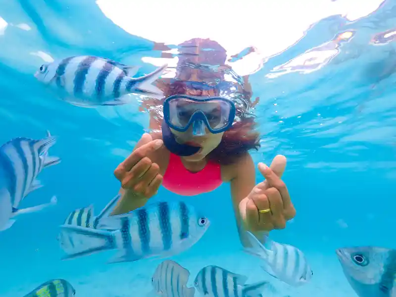 Snorkeling and watching colorful fish - Hurghada Tours - Manolo Tours Egypt