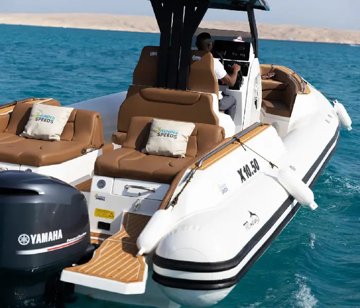 Private Sunset Speedboat Charter Hurghada View