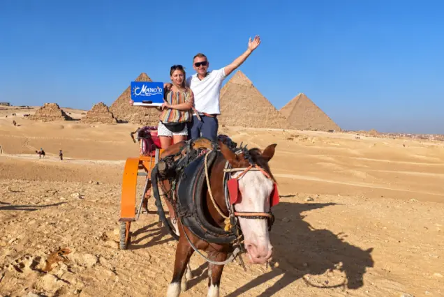 2-Day Cairo Pyramids & Grand Egyptian Museum Tour from Hurghada